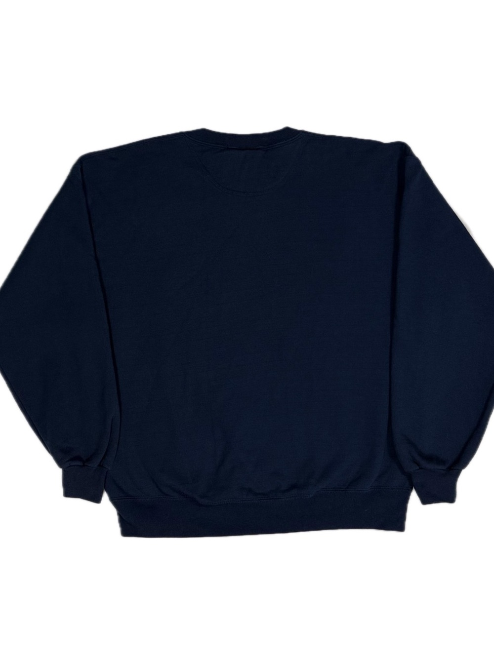 Vtg 90s USA Made Converse Navy Red Graphic Print Crewneck Sweatshirt Men Large - Picture 2 of 5